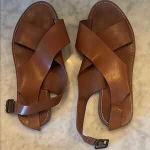 Madewell Brown Leather Women's Sandals